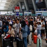 A l'occasion de ces huit jours de vacances pour la Fête nationale (célébrée le 1er octobre), le nombre de voyages en Chine est quatre fois plus important. (Archives) KEYSTONE/EPA/MARK R. CRISTINO